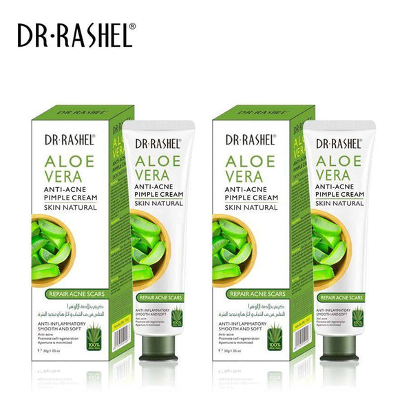 Dr.Rashel Natural Skin Care Aloe Vera Anti Acne Pimple Facial Cream - 30g × 2Pcs (Offer)