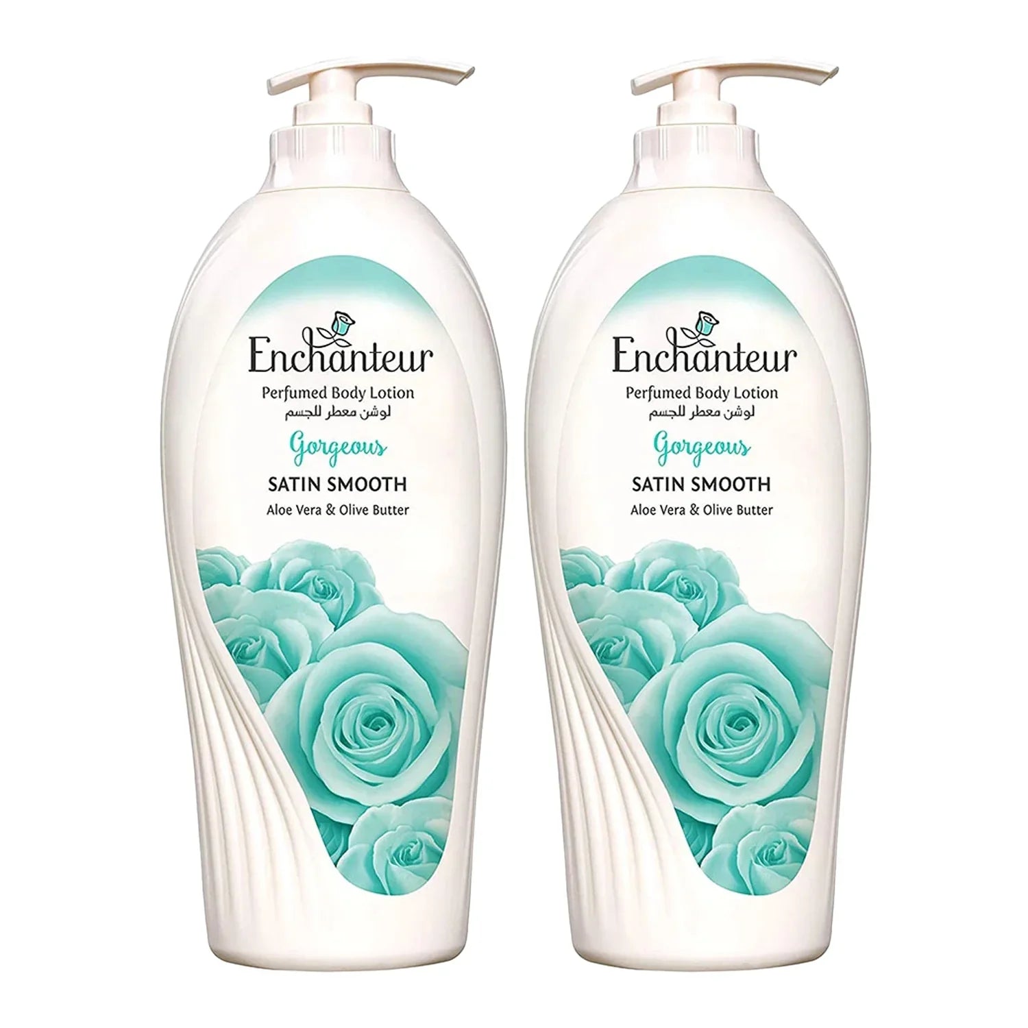 Enchanteur Gorgeous Perfumed Body Lotion - 500ml × 2 Pcs (Offer)