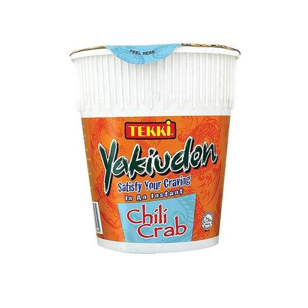 Tekki Yakiudon Instant Cup Noodles Chili Crab Flavor - 77g