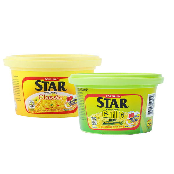 Star Margarine Classic & Garlic Flavor  - 100g × 2 Pcs (Offer)