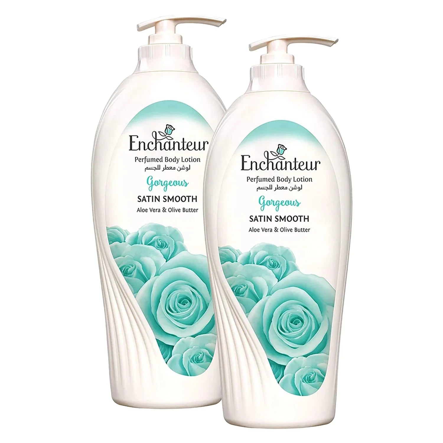 Enchanteur Gorgeous Perfumed Body Lotion - 500ml × 2 Pcs (Offer)