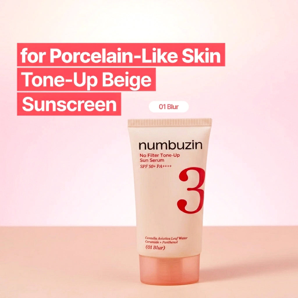 Numbuzin No.3 No Filter Tone-Up Sun Serum - 50ml (01 Blur)