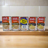 555 Tuna 2 Flakes in Oil 3 Hot and Spicy 155gm Value Pack