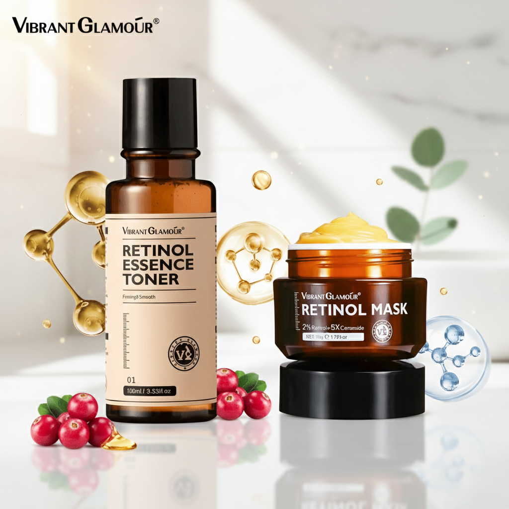VIBRANT GLAMOUR Retinol Toner + Mask - 100ml + 50g (Offer)