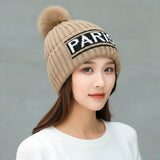 Paris Winter Warm Knit Beanie Hat