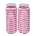 High Quality Pink Color Hair Bands - 24 Pcs