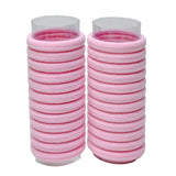 High Quality Pink Color Hair Bands - 24 Pcs