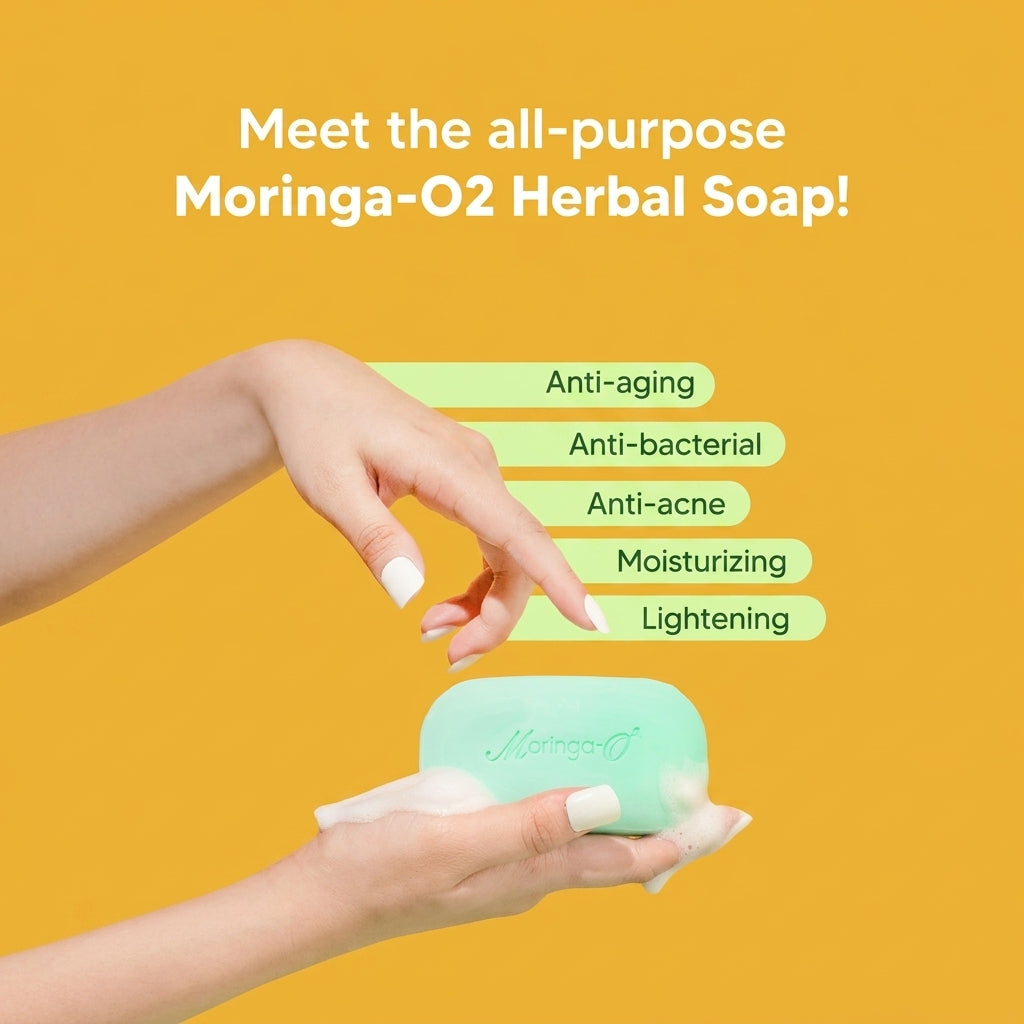 Moringa-O2 Malunggay Herbal Moisturizing Soap - 135g