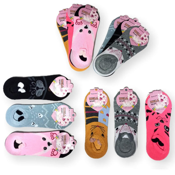 Paula Best Quality Fashion Women's Socks - 6 Pairs