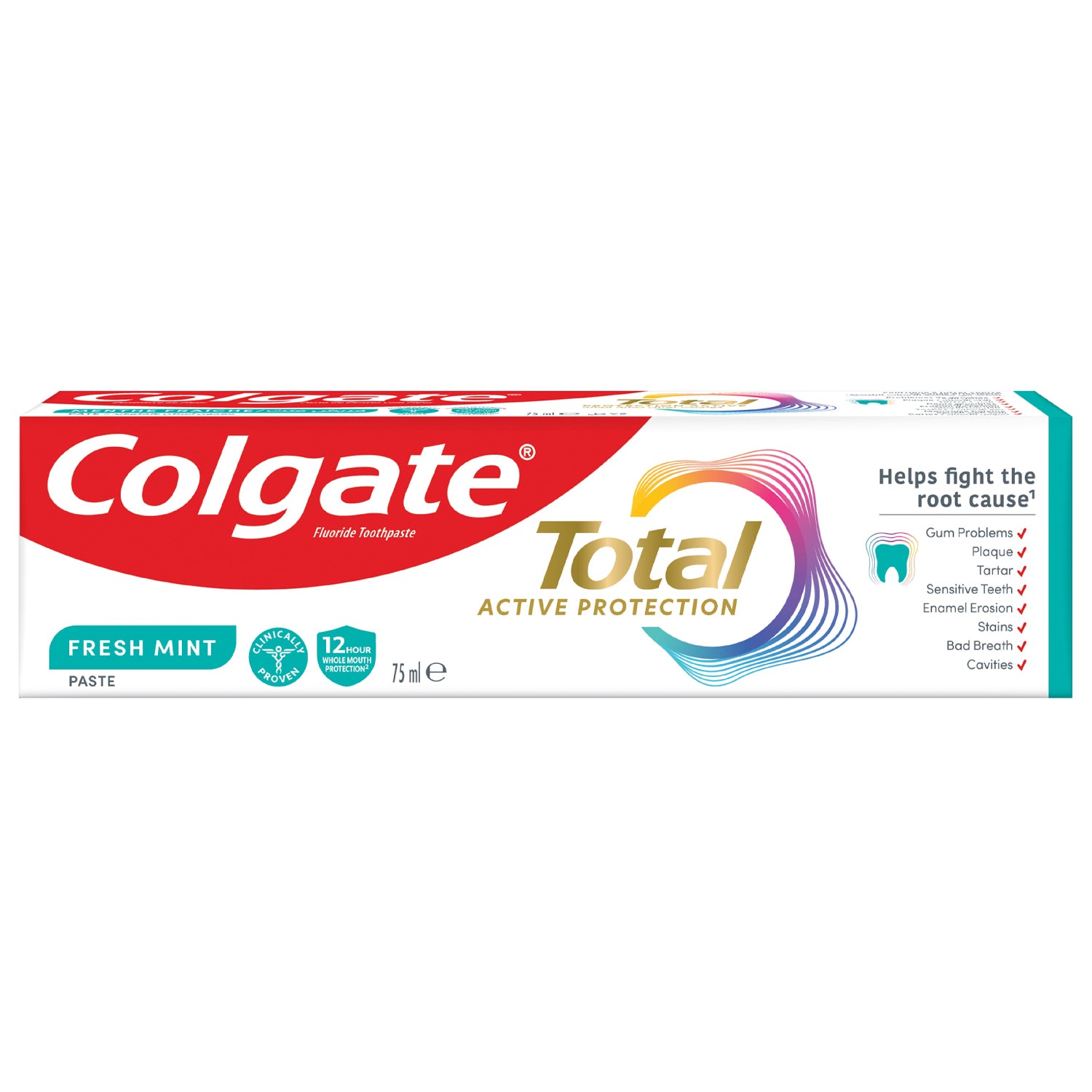 Colgate Total Active Protection Fresh Mint Toothpaste - 75ml