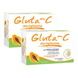 صابون Gluta-C لتفتيح البشرة بإنزيمات البابايا - 135 جم (عرض 1+1)