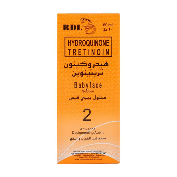 Babyface Solution رقم 2 عامل إزالة التصبغ المضاد لحب الشباب 60 مل - Rdl