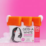 Geisha Soap White Classic Skin Brightening Bar - 65g x 3Pcs