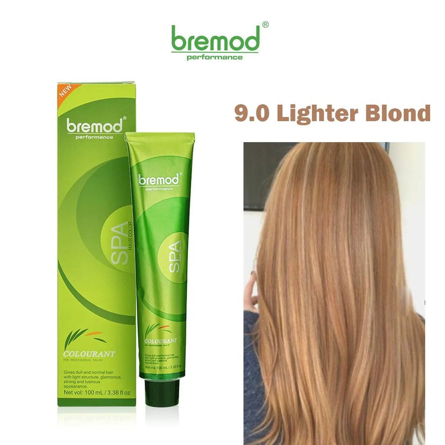 Bremod Performance 9.0 Lighter Blond Hair Color - 100ml