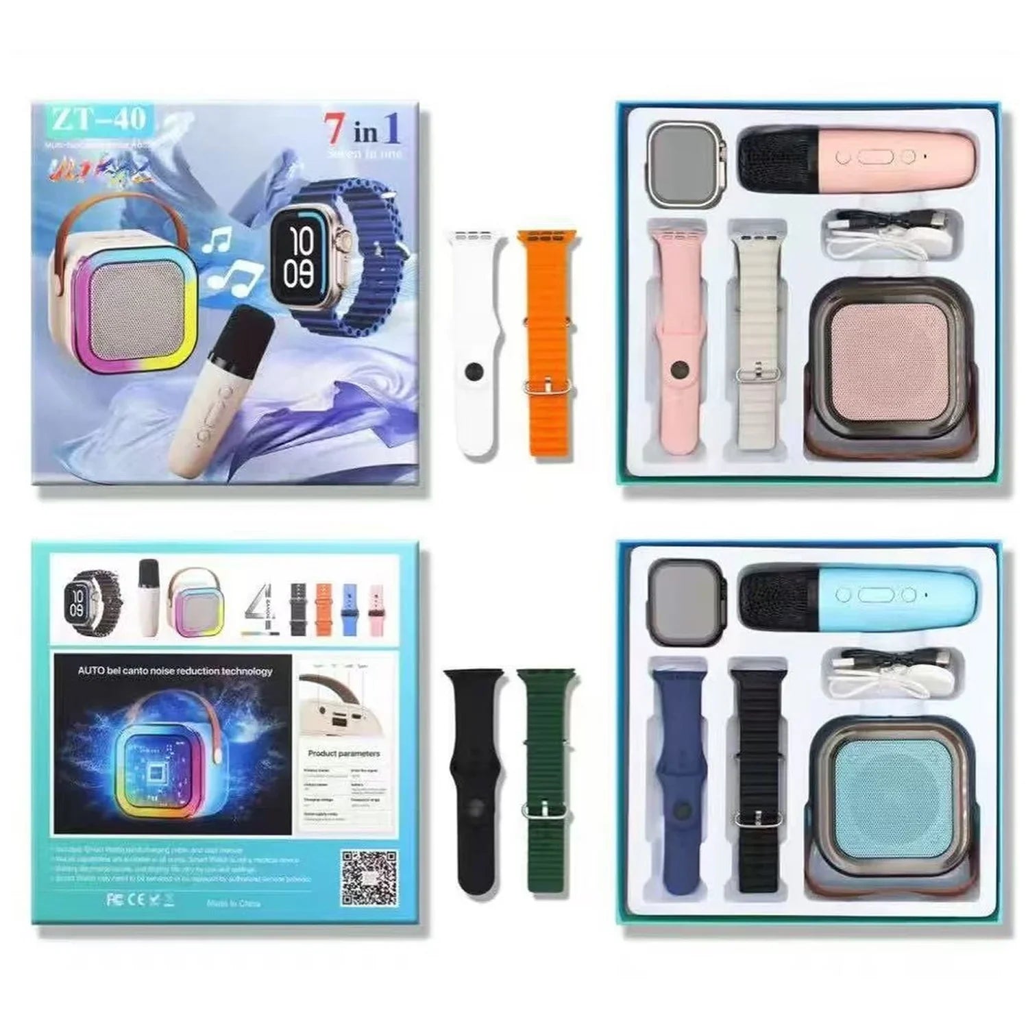 Multifunctional 7 In 1 Smart Watch And Speaker ZT-40