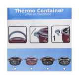 Insulated Hot Pot Dishes Food Warmer Container - 5 Pcs Set