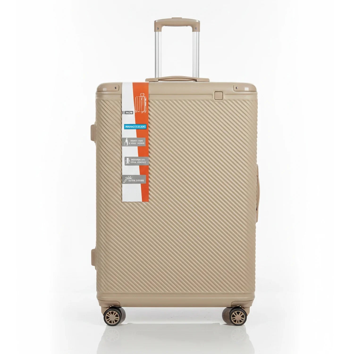 American Flyer Luggage Bag 30 Inch Check-in Luggage Trolly - Beige