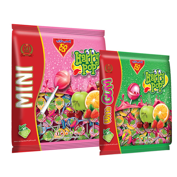 Al Seedawi Happy Pop Mini Candy 35's + Happy Pop Gum 10's