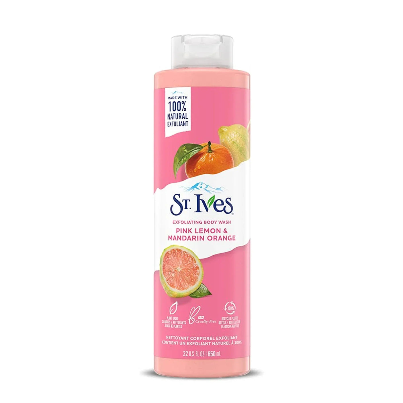St Ives Pink Lemon & Mandarin Orange Body Wash - 650ml