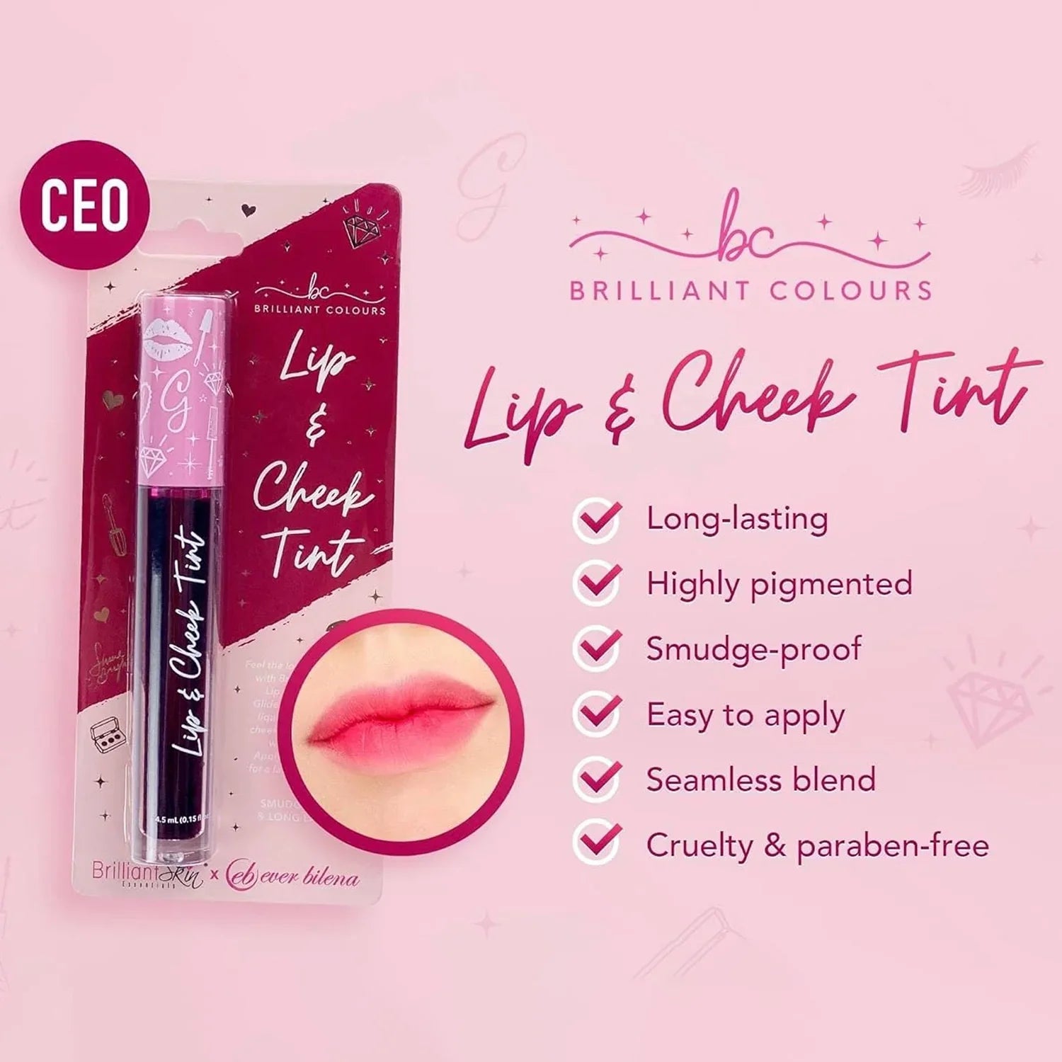 Brilliant Skin Essentials Lip & Cheek Tint Duo CEO - 4.5ml