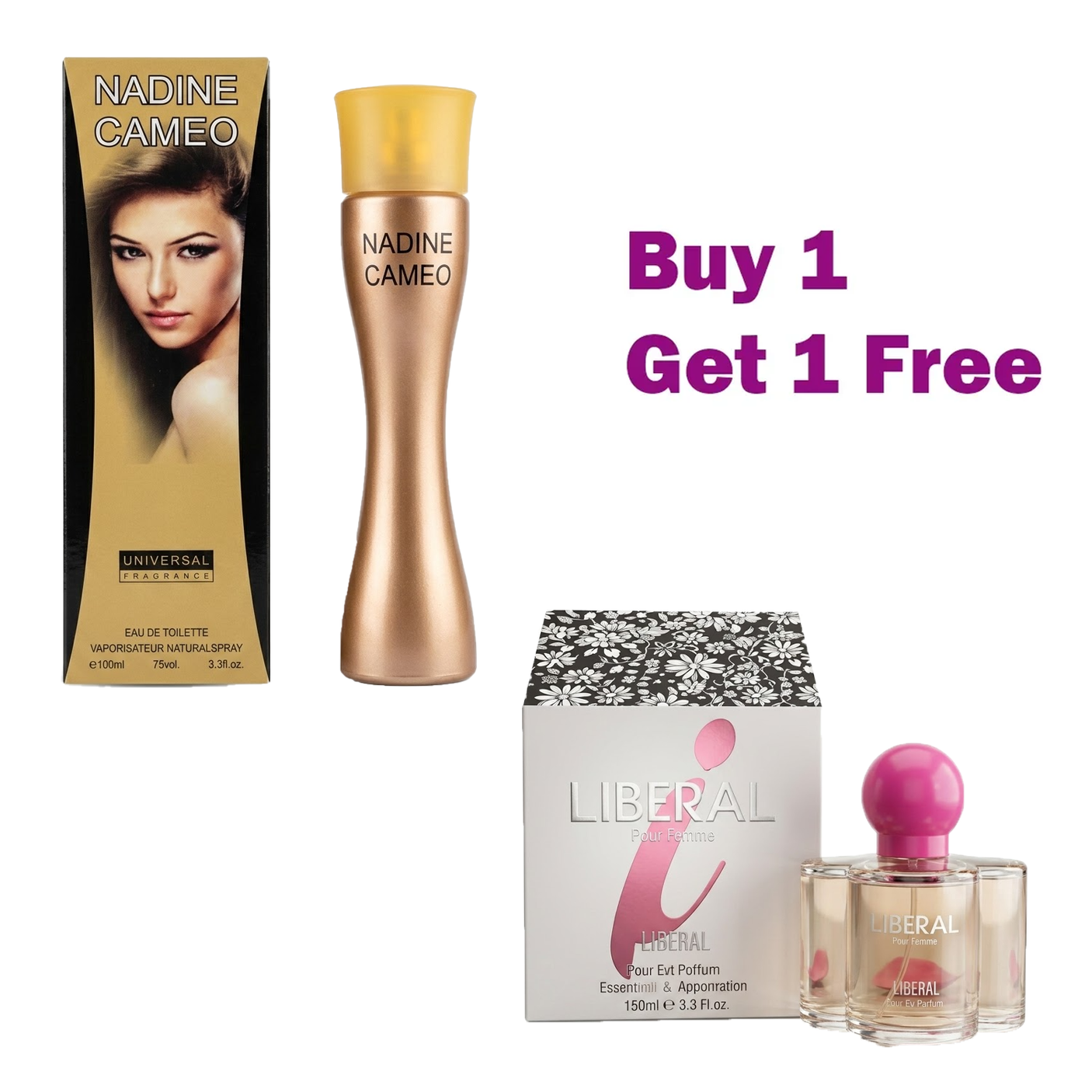 Nadine Cameo + Liberal Perfumes 1+1 PR-98