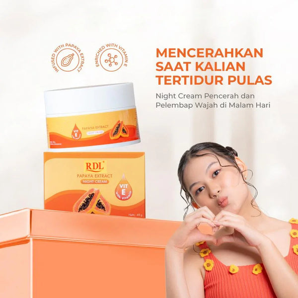 RDL Papaya Extract Night Cream - 48g