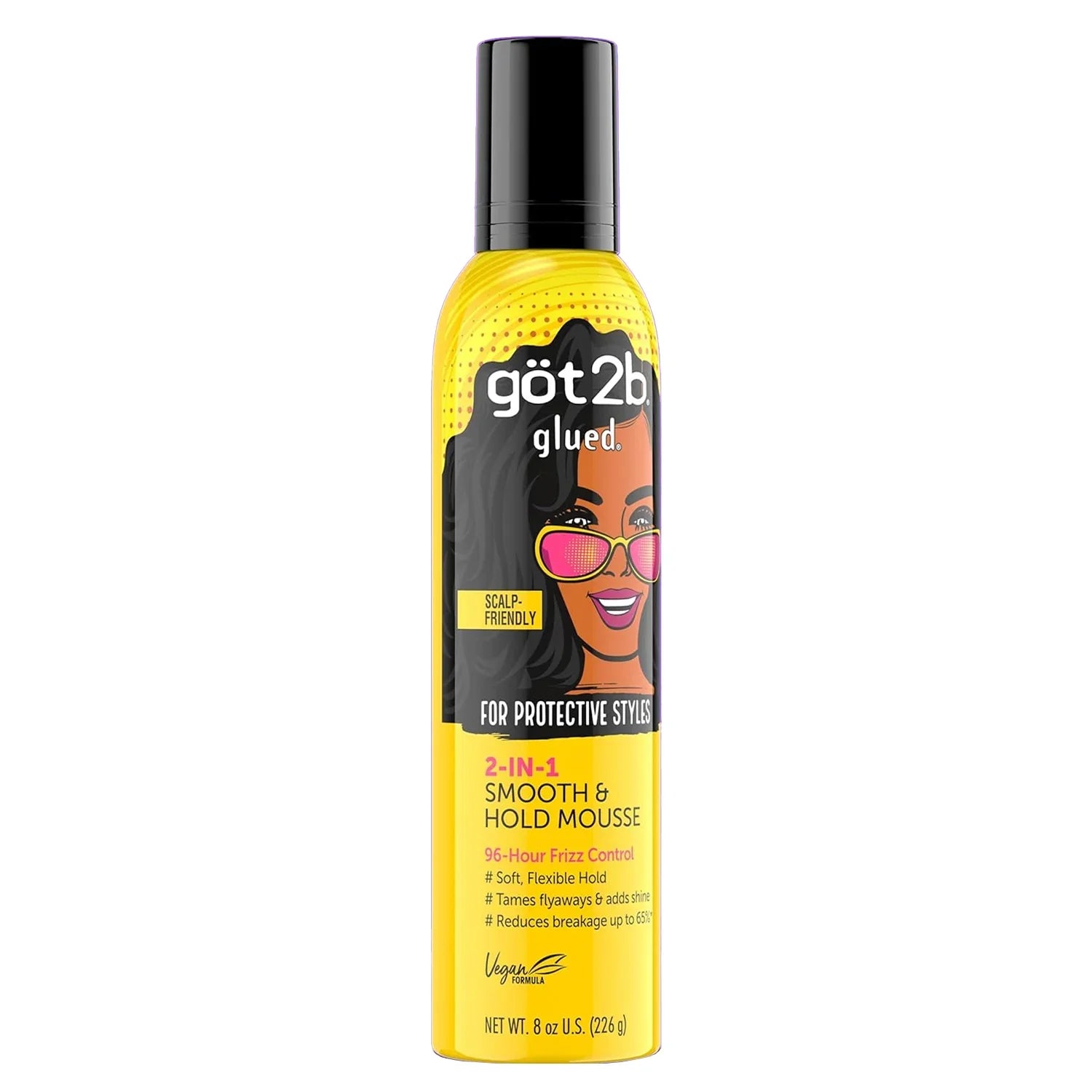 Got2b Glued 2 In 1 Smooth & Hold Mousse - 226g