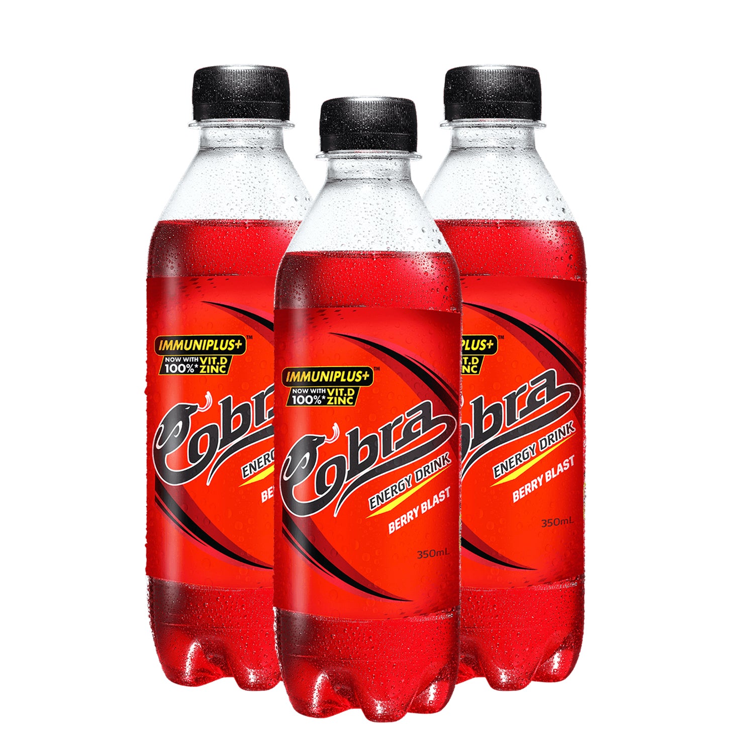 Cobra Original Berry Blast Energy Drink - 350ml × 3Pcs (Offer)