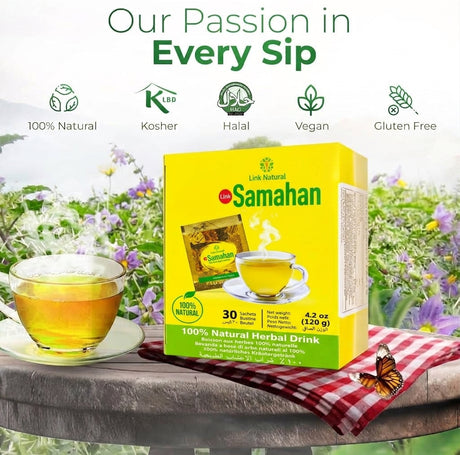 Samahan 100% Natural Herbal Drink - 30 Sachets (120g)