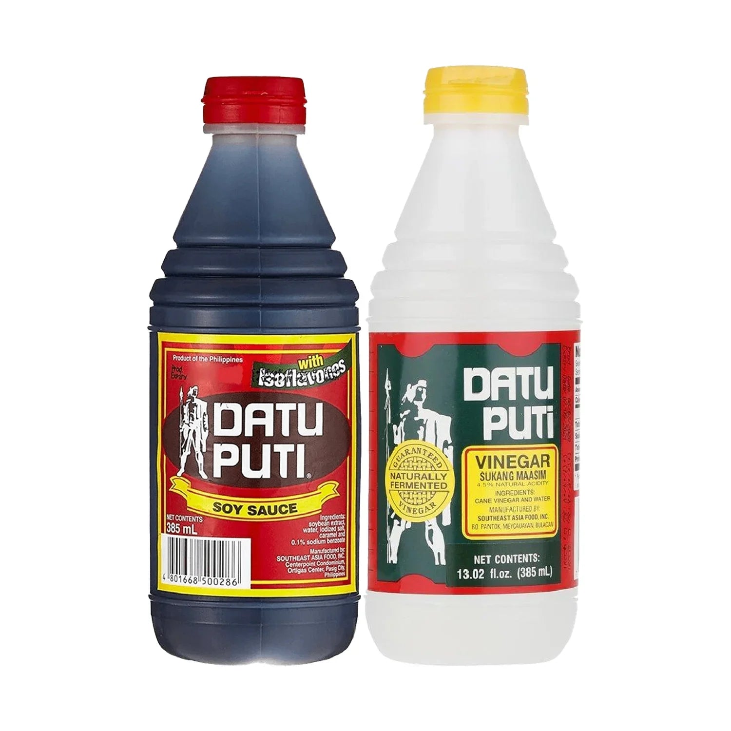 Datu Puti Vinegar + Soy Sauce - 385g × 2Pcs