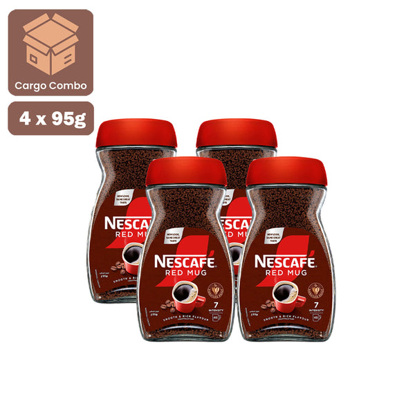 Nescafe Red Mug Coffee 95g × 4 Pcs (Offer)