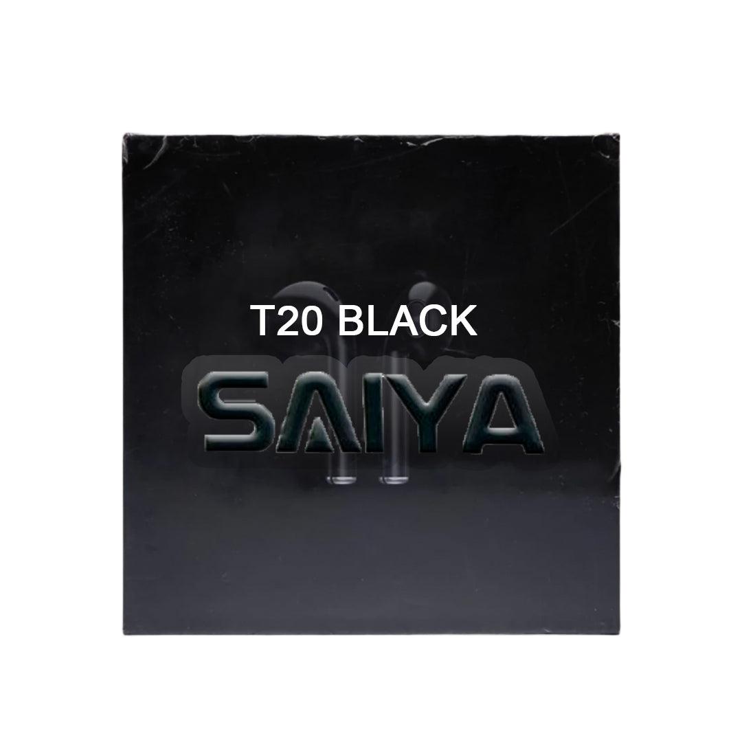 Saiya True Wireless Earphone - T20 (Black)