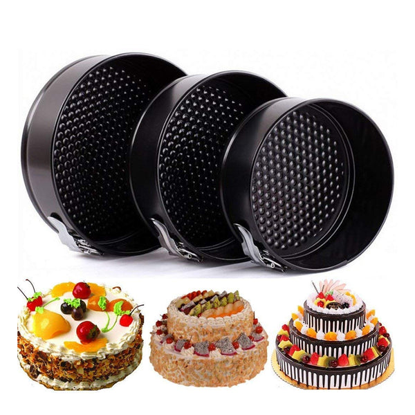 Nonstick Cake Mould Pan - 3 Pcs Set