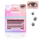 Cover Up Pre-Glued 3D Cluster Eyelashes A-1