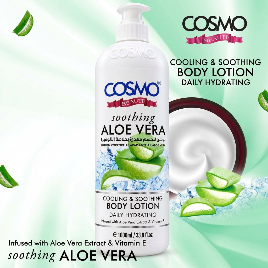 Cosmo Soothing Aloe Vera Body Lotion - 1000ml