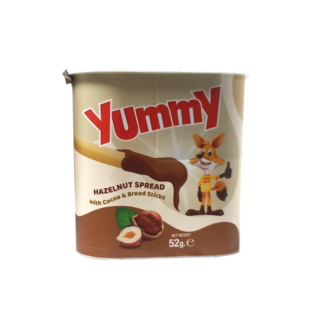 Yummy Hazelnut Spread With Cocoa & Bread Sticks - 52g
