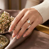 Women's Golden Adjustable Ring #10