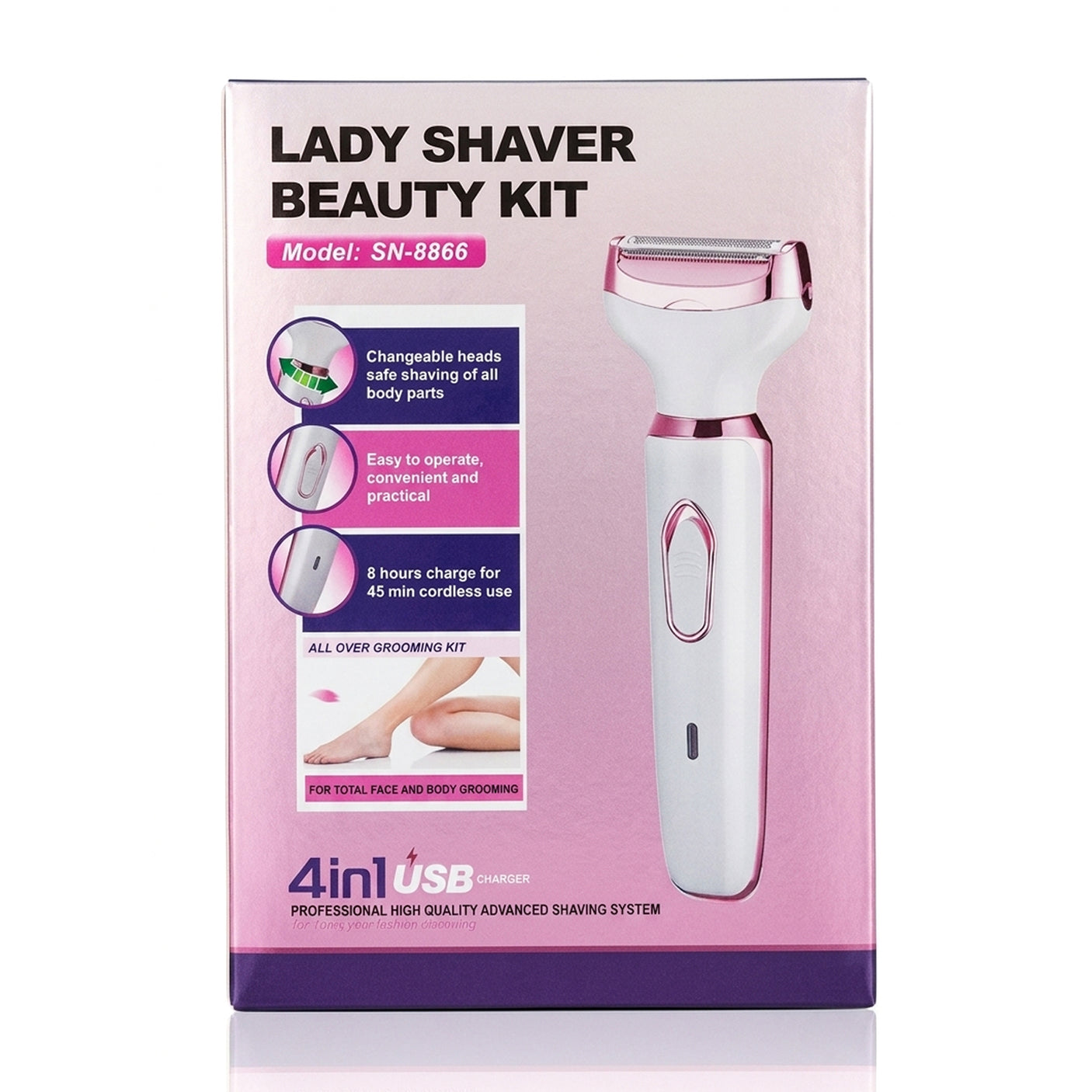 Lady Shaver 4 In 1 Beauty Kit SN-8866