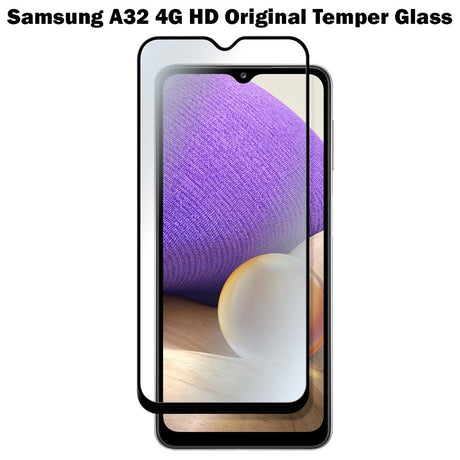 زجاج حماية أصلي لهاتف Samsung A32 4G HD