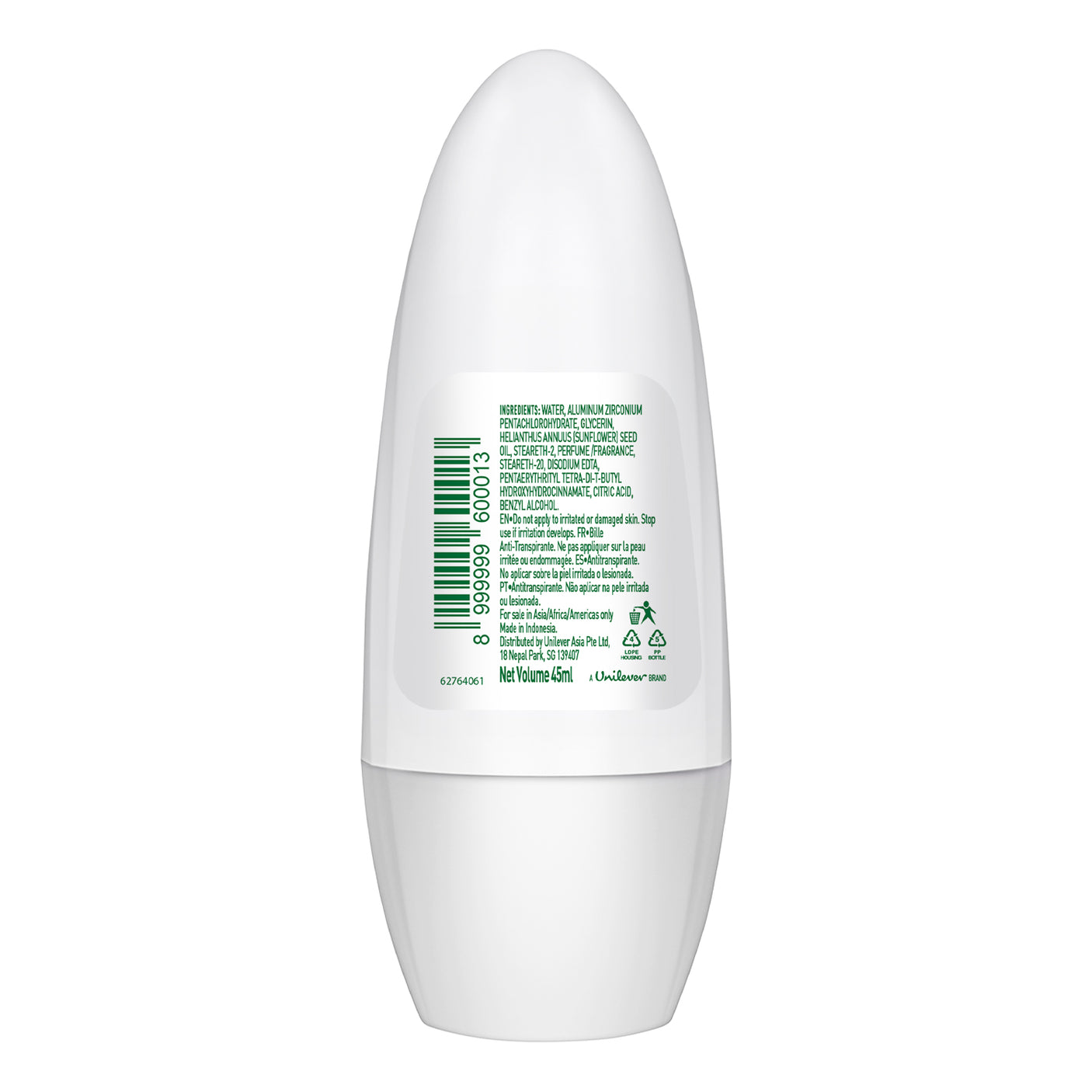 Simple Invisible Anti-Perspirant Deodorant Roll On - 45ml