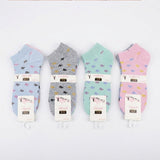 Women's Fashion Cotton Ankle Socks - 3 Pairs KK#2 (K-4-4)