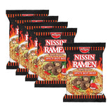 Nissin Ramen Instant Noodles Spicy Hot Beef Flavor - 62g (4+1) Offer