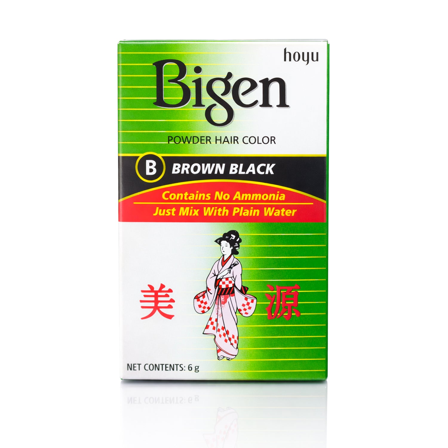 Bigen Brown Black Hair Color Powder - 6g