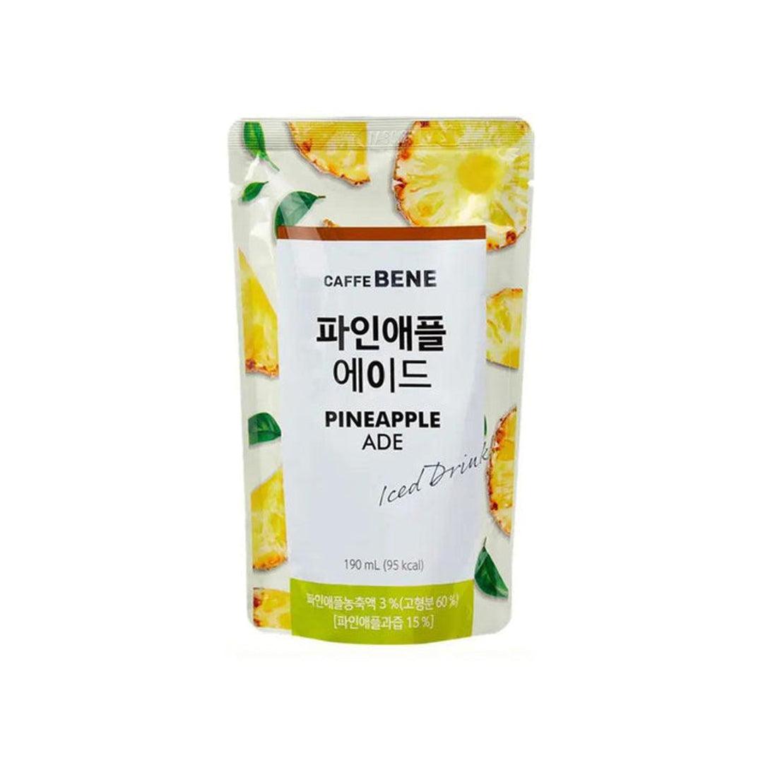 Caffe Bene Pineapple Ade Iced Drink - 190ml