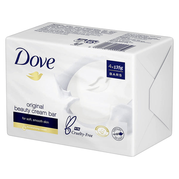 Dove Original Beauty Bar Soap - 4 x 125g