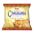 Oishi Ribbed Cracklings Salt & Vinegar 50g
