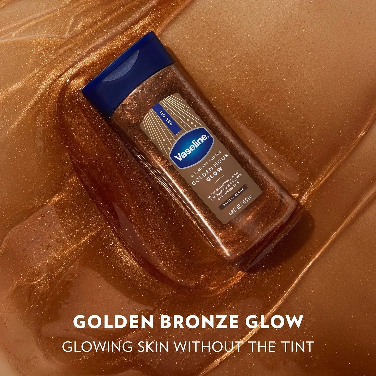 Vaseline Golden Hour Glow Body Shimmer Gel Oil - 200ml