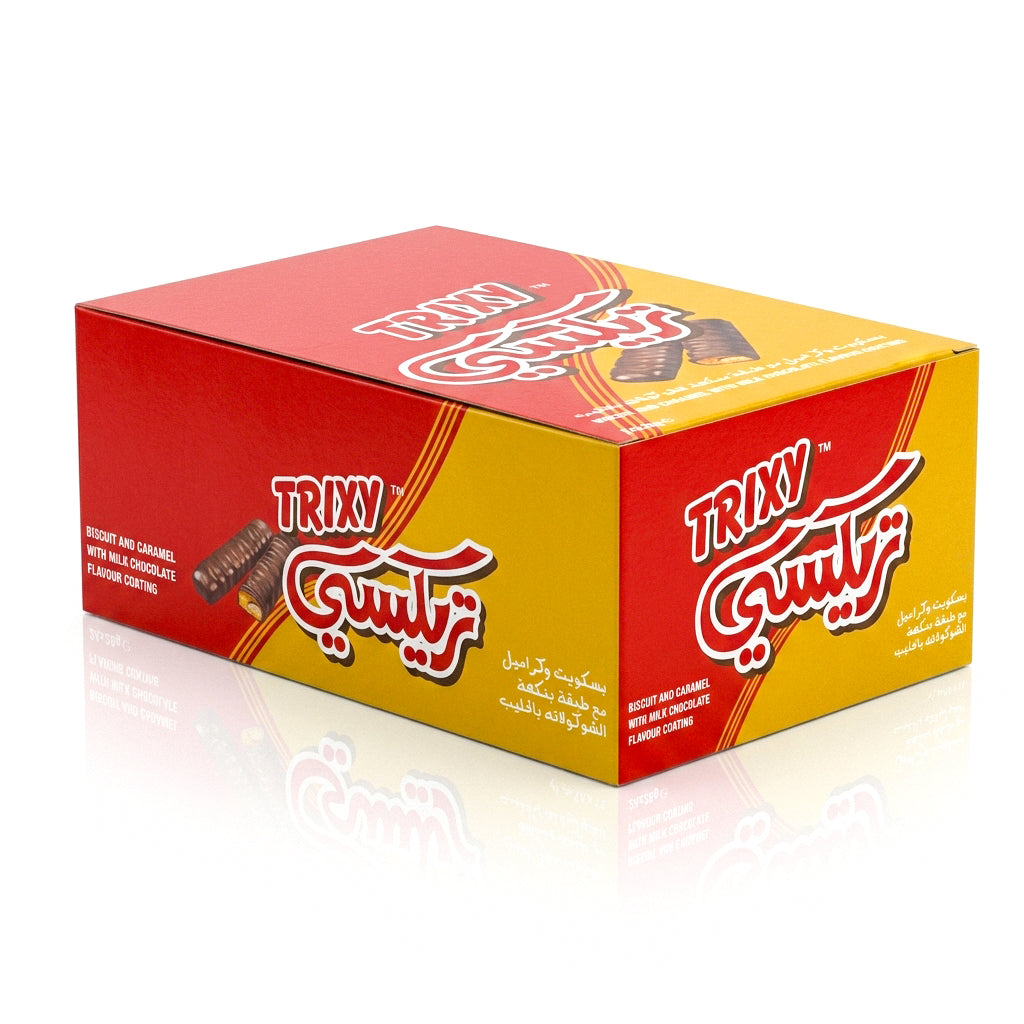Trixy Biscuit with Caramel Covered Milk Chocolate - 24 × 20g