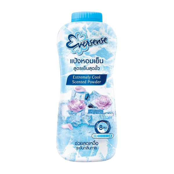 Eversense Extremely Cool Scented Talc Powder (Blue) - 280g