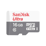 بطاقة ذاكرة SanDisk Ultra MicroSDHC - سعة 16 جيجابايت